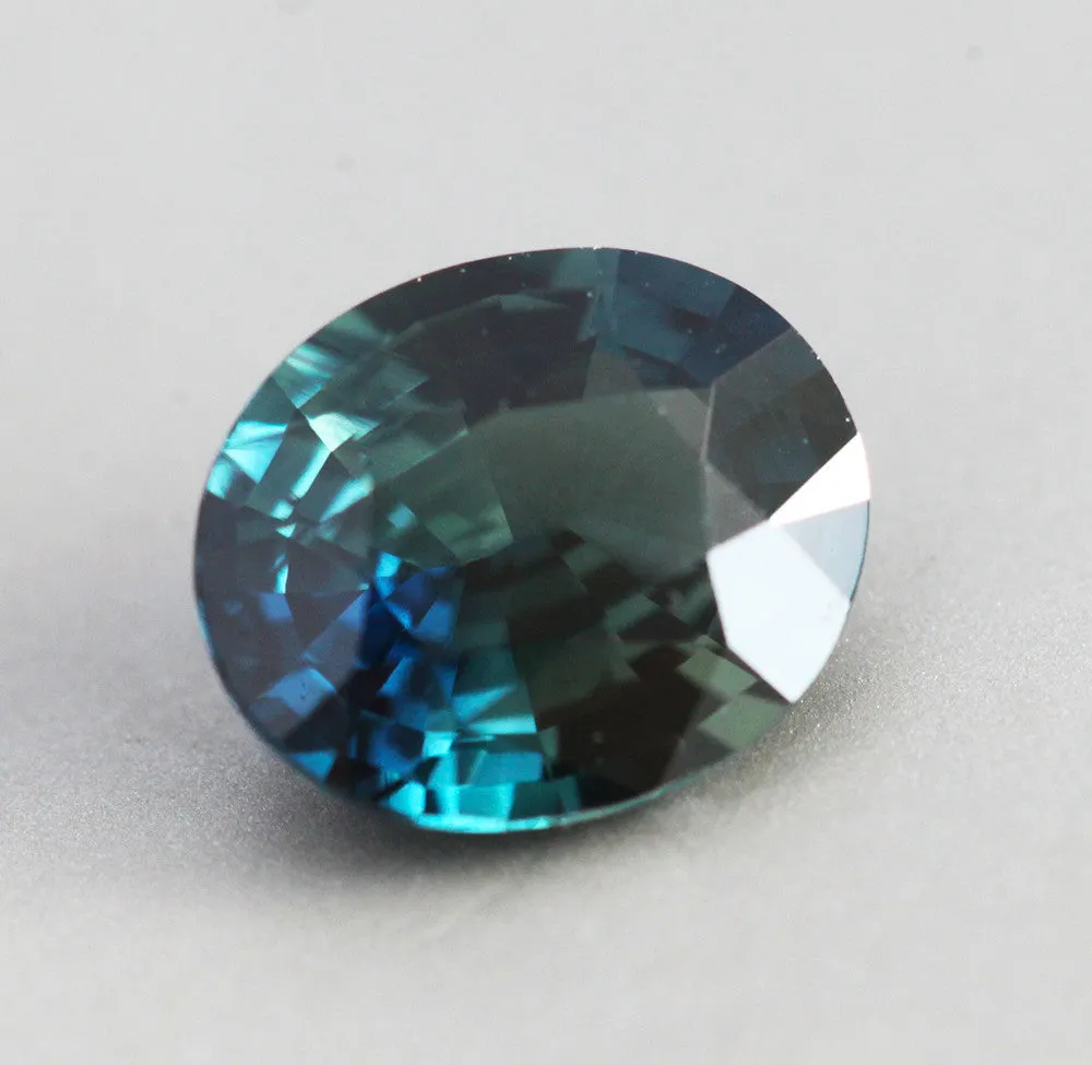 Loose 1.18 Ct Oval Teal Sapphire