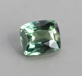 Loose 1.40 Ct Cushion Green Sapphire