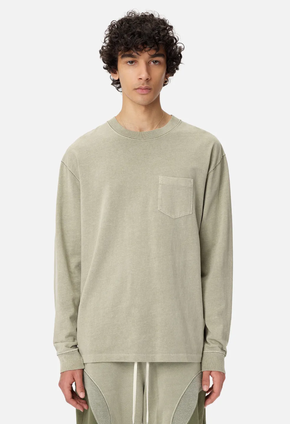 Loose Stitch LS Pocket Tee / Washed Olive