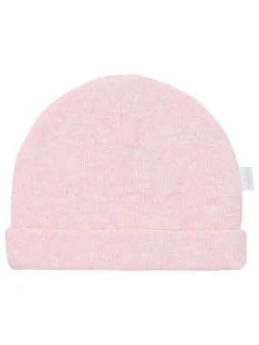 Luxury Organic Ribbed Hat - Pink