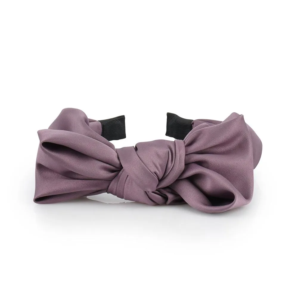 Luxury satin bow hairband