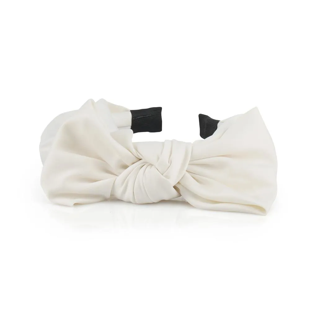 Luxury satin bow hairband