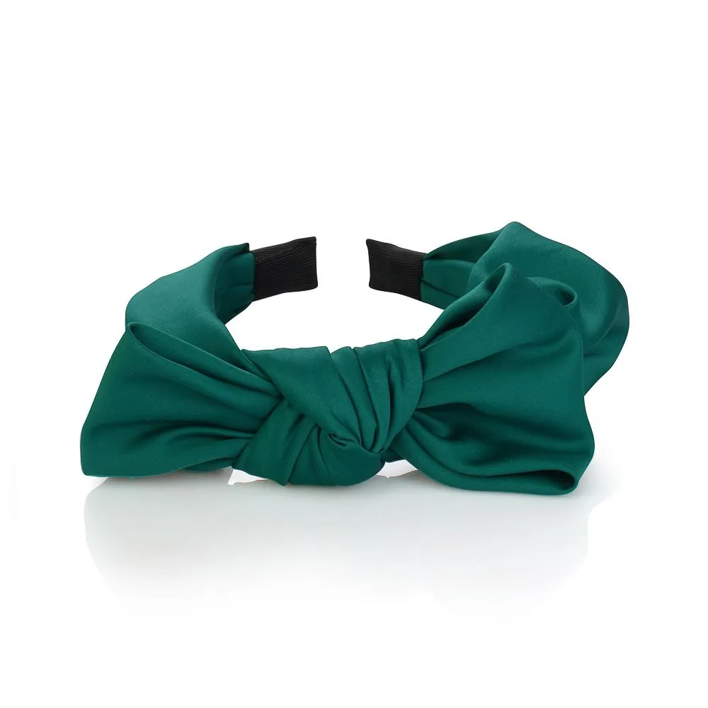 Luxury satin bow hairband