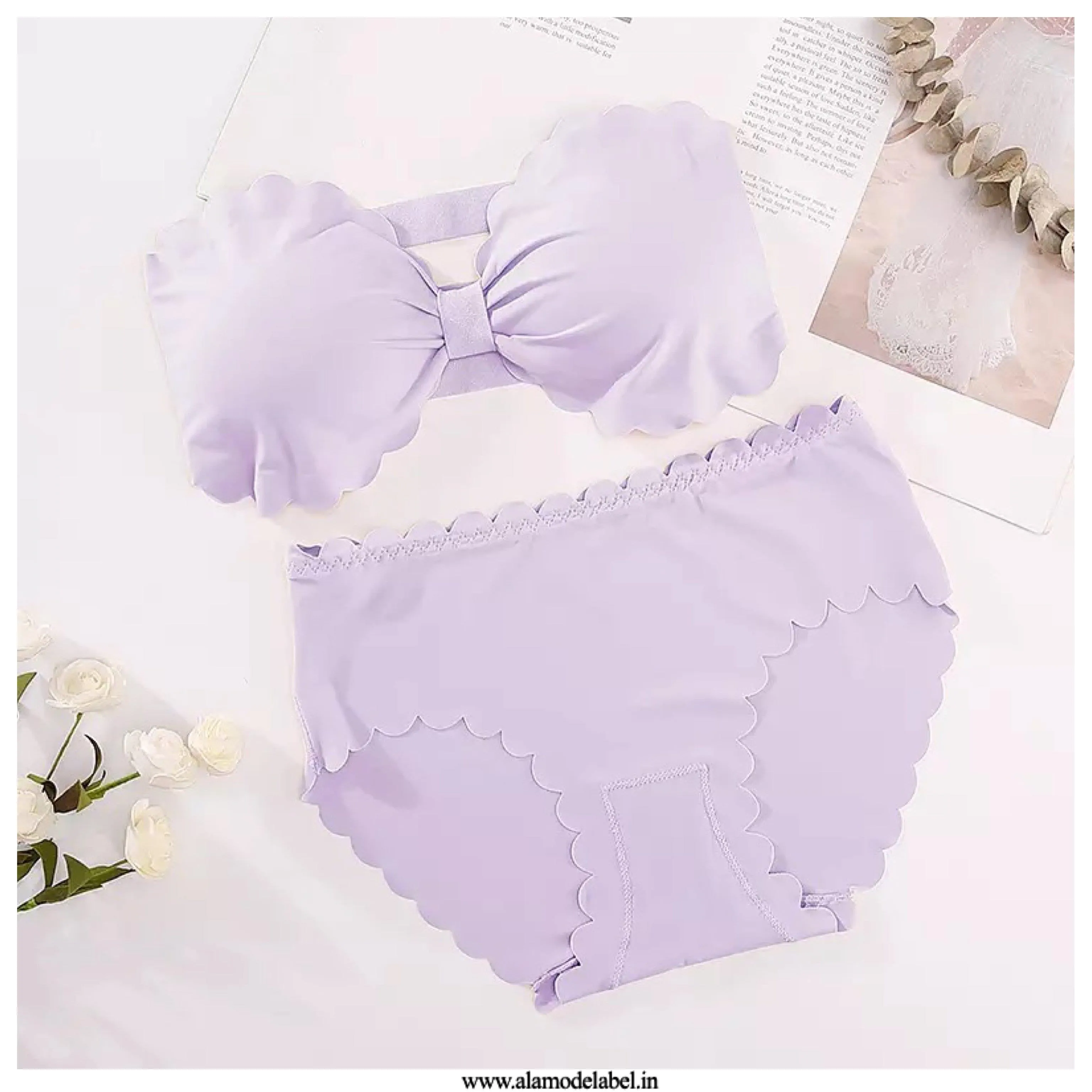 Luxury Scalloped Lingerie Set