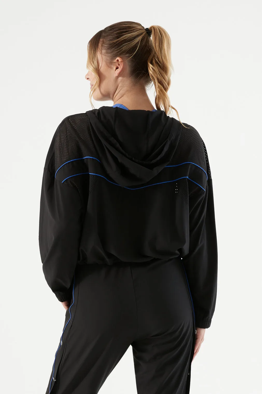 MARTINA WARM-UP JACKET BLACK