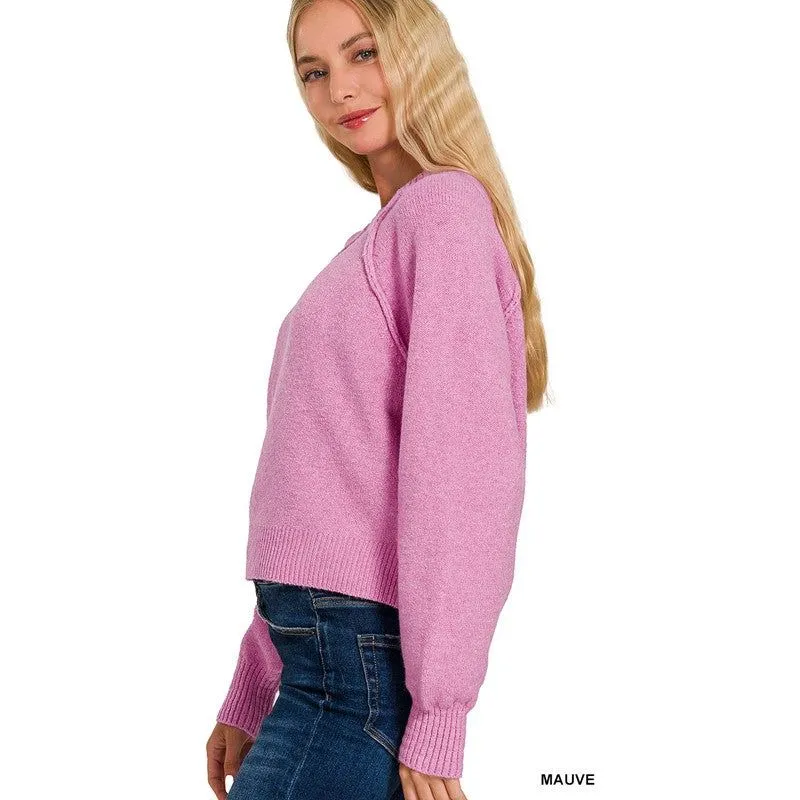 Melange Raglan Sweater