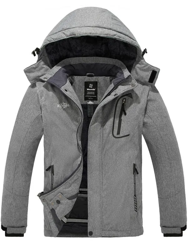 Men's Waterproof Ski Jacket Warm Snow Coat Atna 014