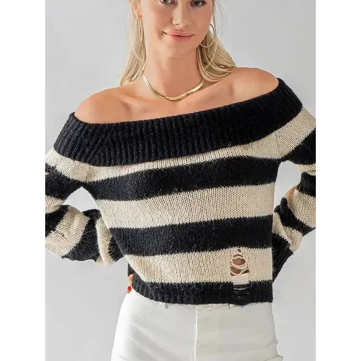 Mia Striped Sweater