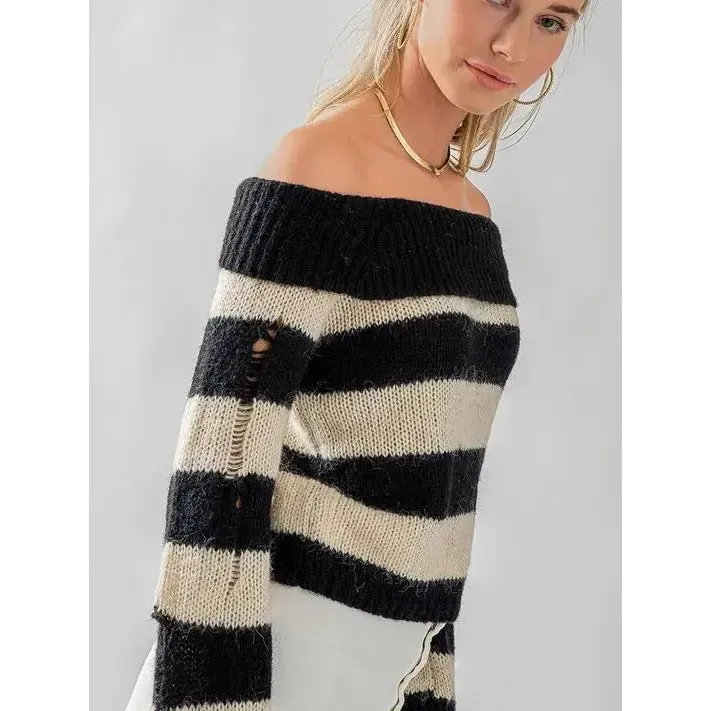 Mia Striped Sweater