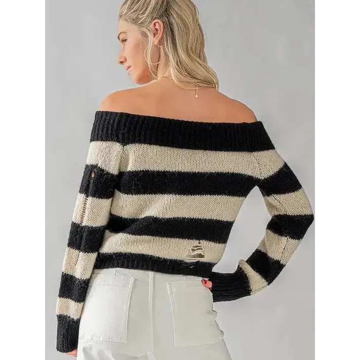 Mia Striped Sweater