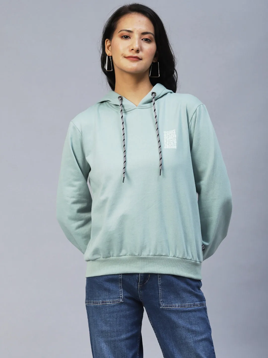 Oversized Fleece Hooded Sweatshirt