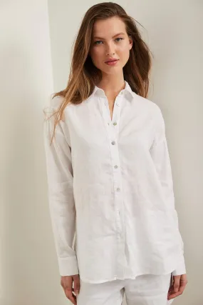 Oversized linen blouse