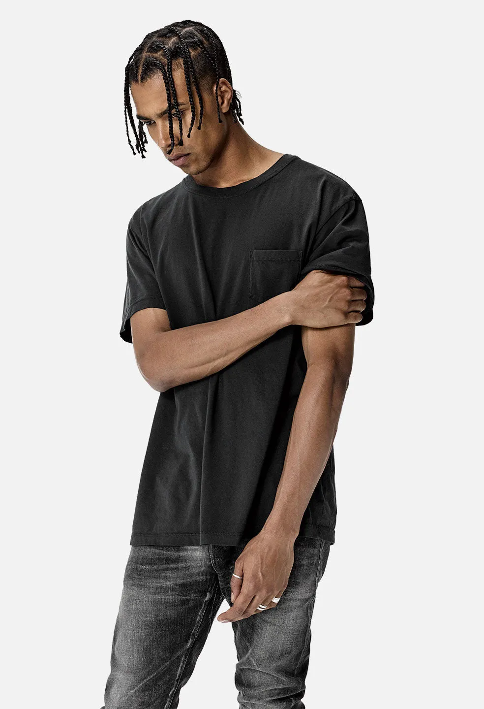 Oversized Pocket Tee / Slate