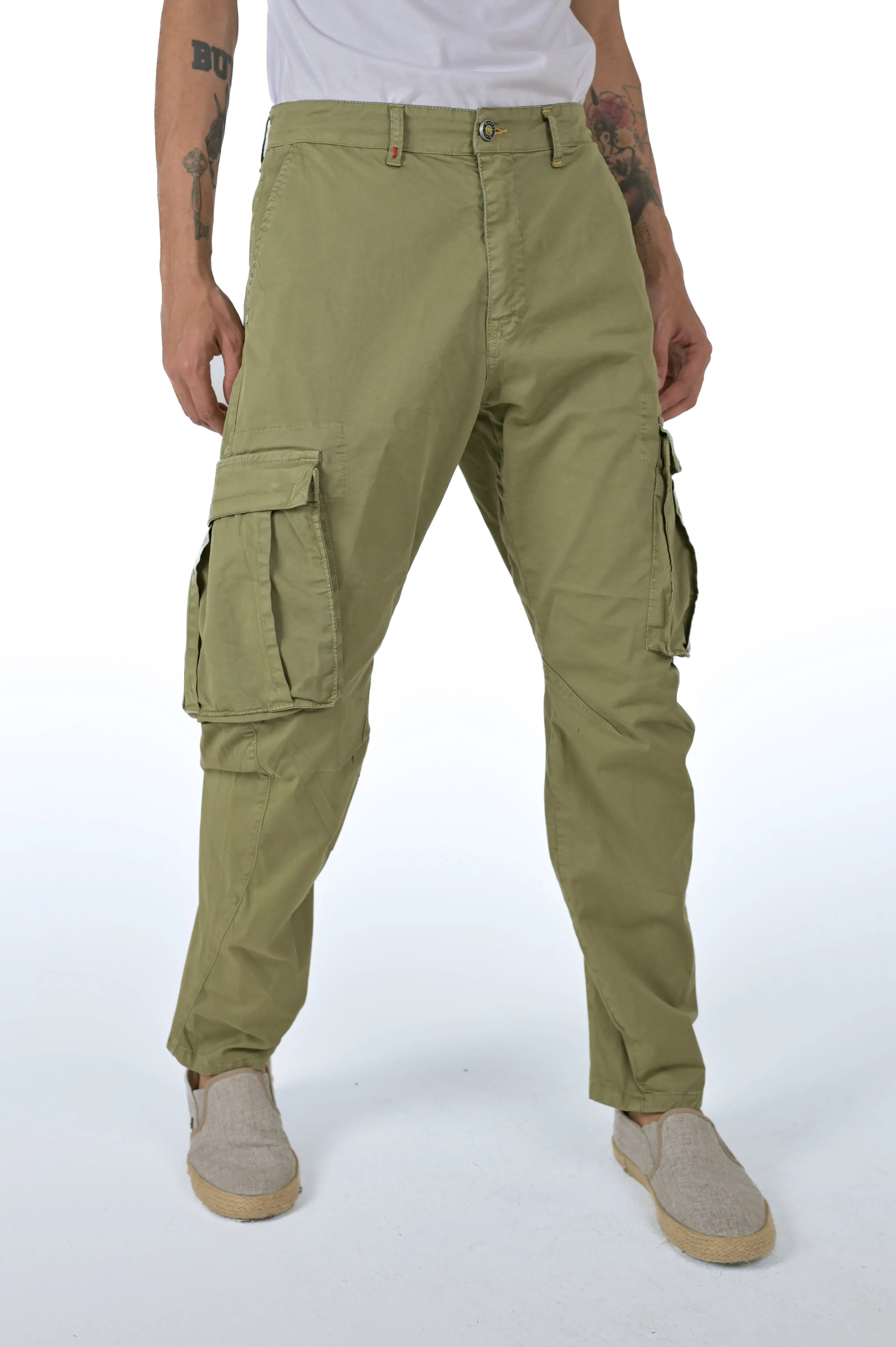 Pantaloni loose Rocky Verde Salvia SS24