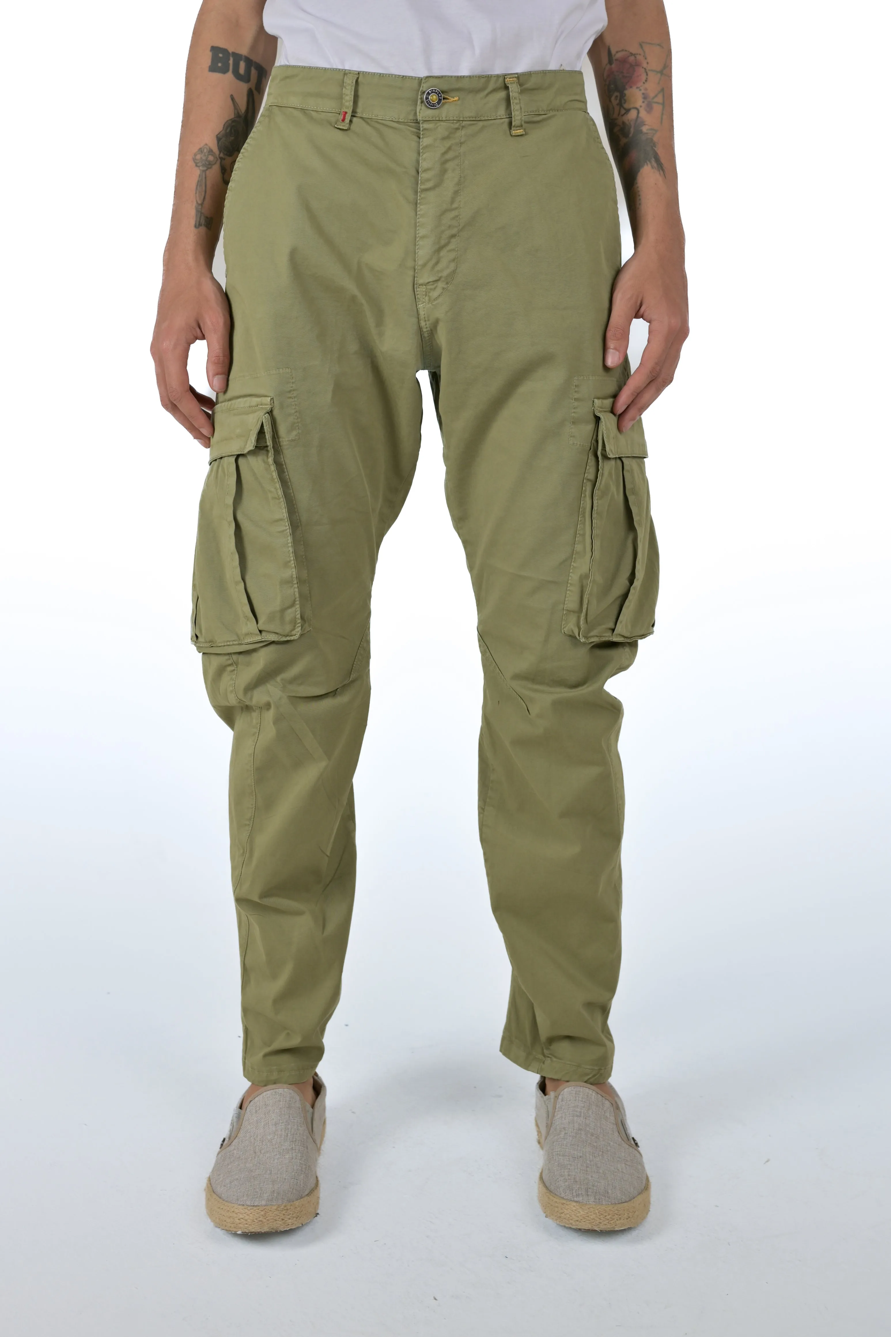 Pantaloni loose Rocky Verde Salvia SS24