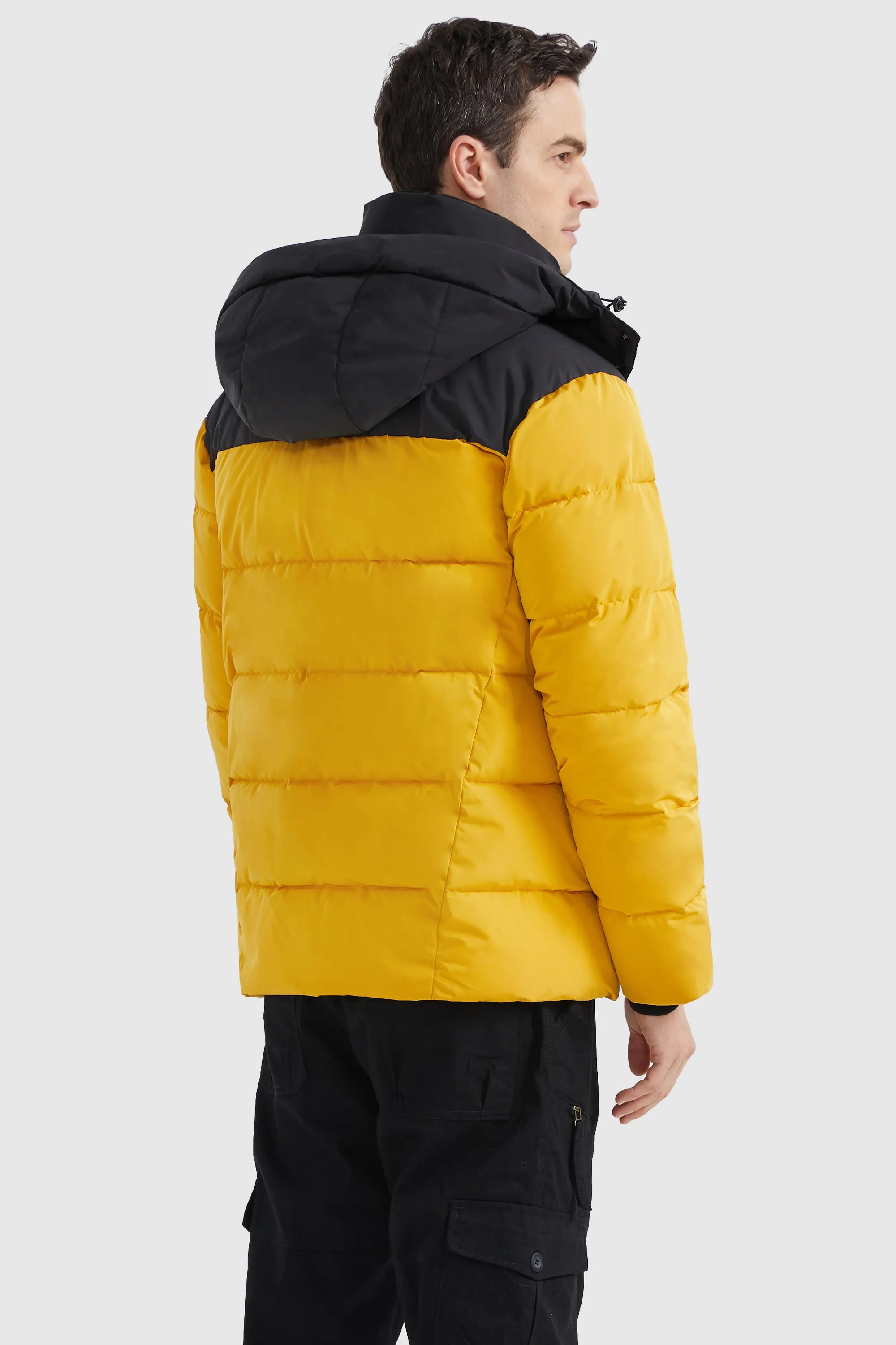 Puffer Warm Jacket Winter Full-Zip Windproof Coat