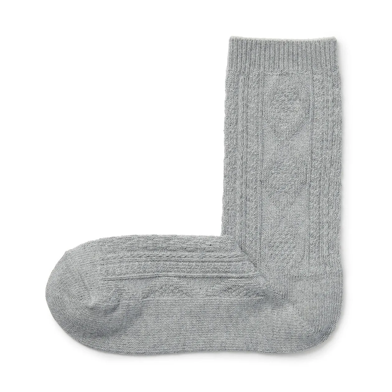 Right Angle Loose Top Knit Pattern Socks