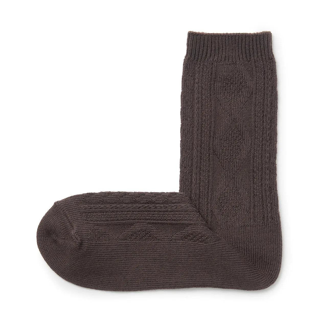 Right Angle Loose Top Knit Pattern Socks