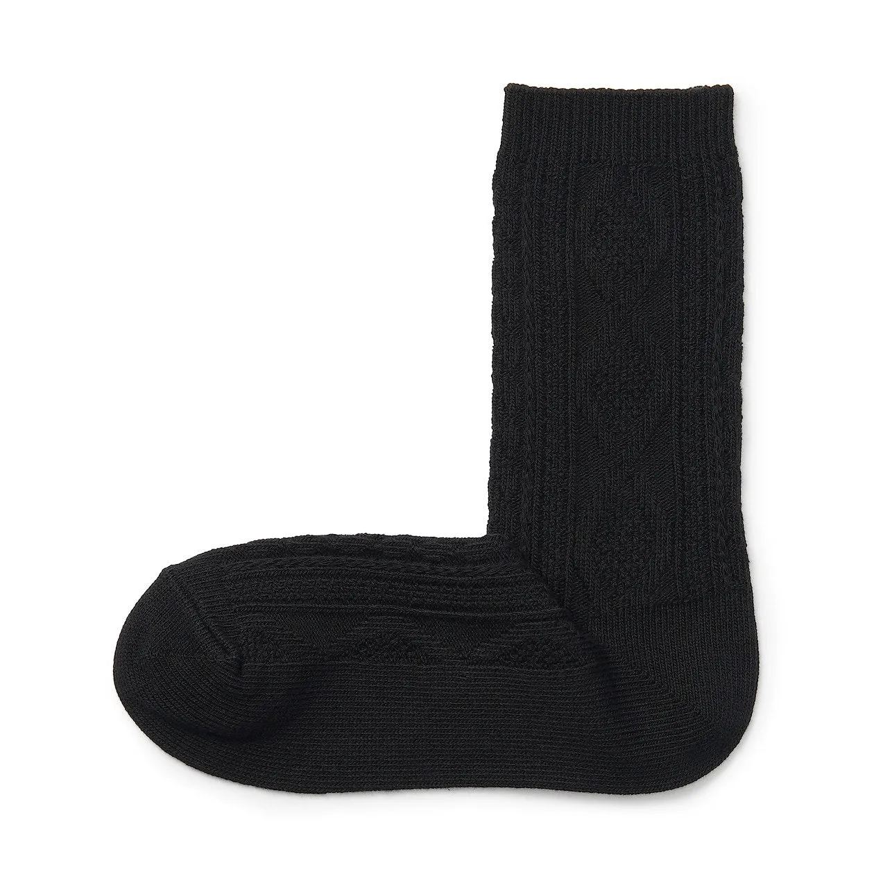 Right Angle Loose Top Knit Pattern Socks