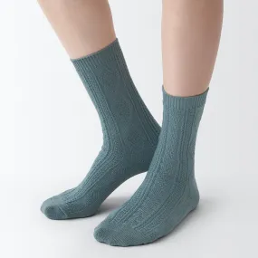 Right Angle Loose Top Knit Pattern Socks