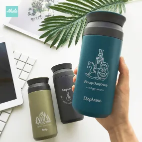 【Seasonal Greetings】 Engraved Stainless Steel TRAVEL TUMBLER 節日刻名不鏽鋼保冷/保温樽