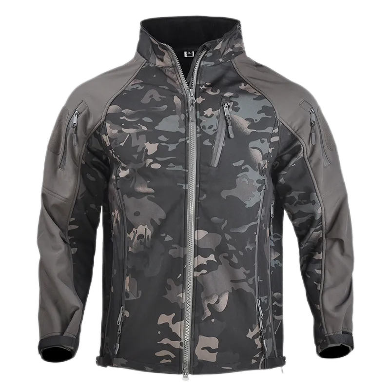 Soft Shell Thicken Waterproof Windproof Warm Men's Jacket