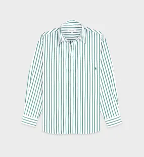 SRC Oversized Shirt - Green Striped