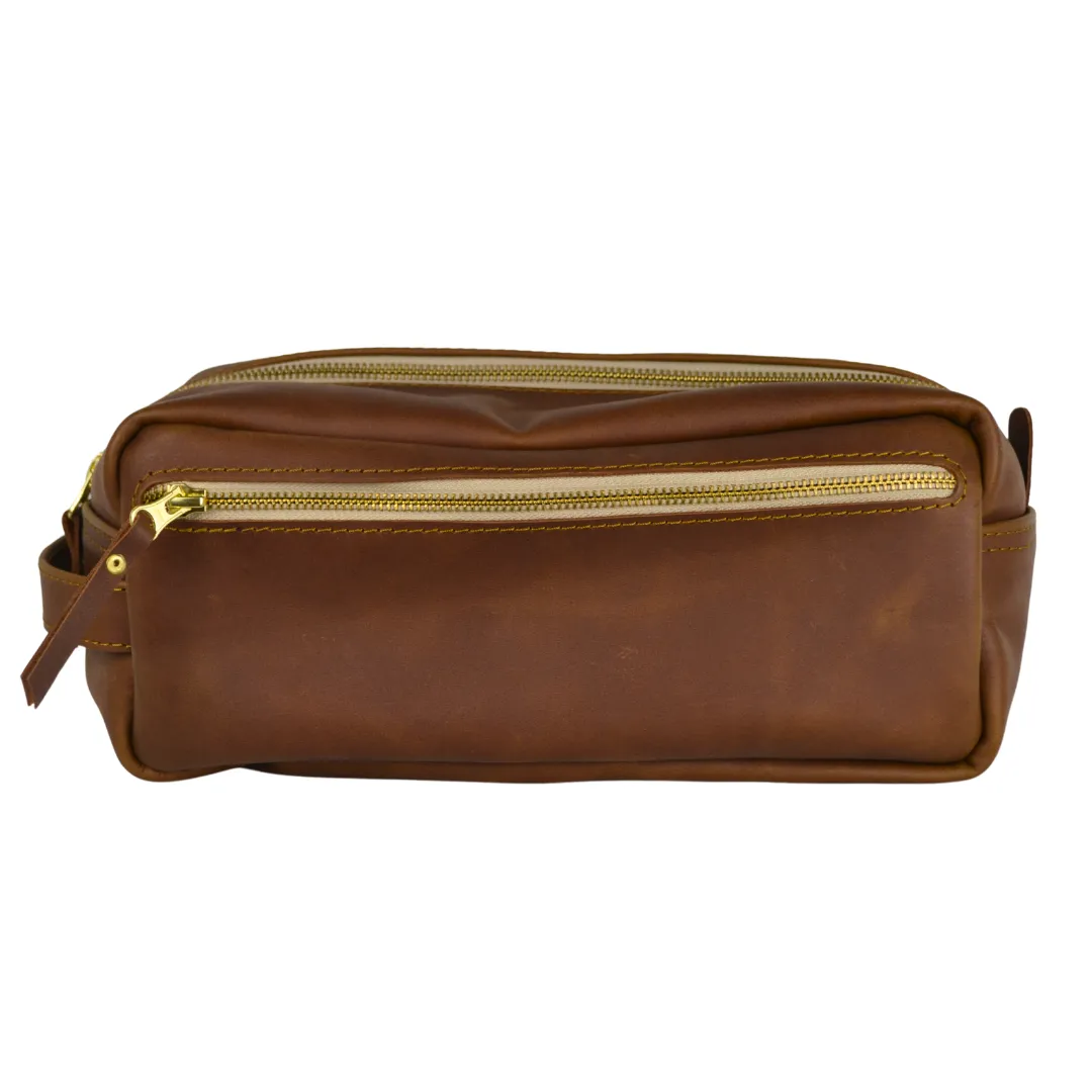 The Jumbo Unisex Toiletry Bag - Warm Tan