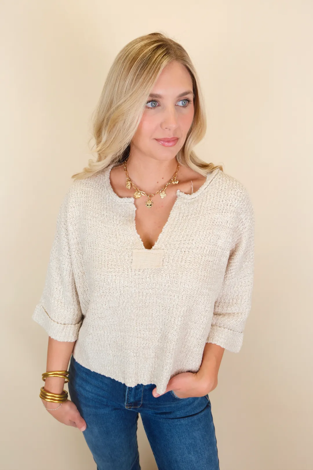 White Mocha Sweater